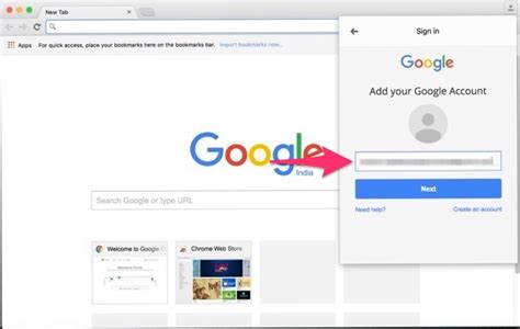 chrome email sign in.